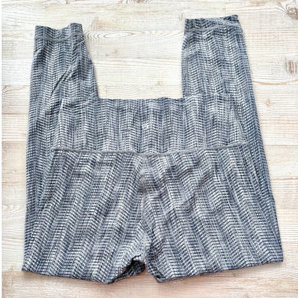 lululemon athletica Gray Patterned Leggings